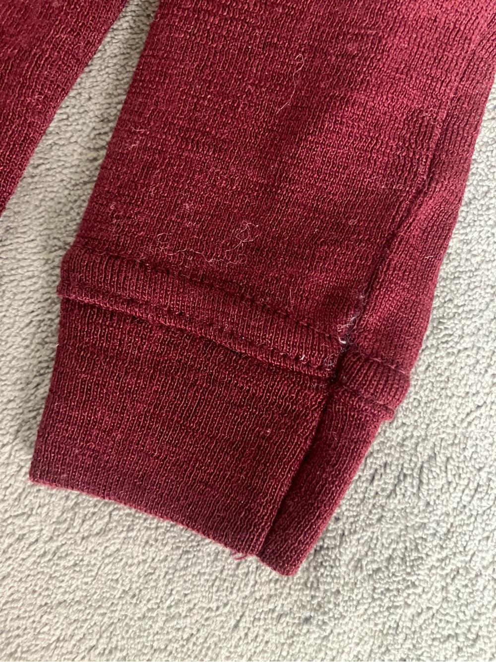 Simply Merino 100% Merino Wool Baby Onesie - 12-18M - Raisin - EUC - Picture 6 of 10